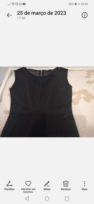 Vestido preto elegante