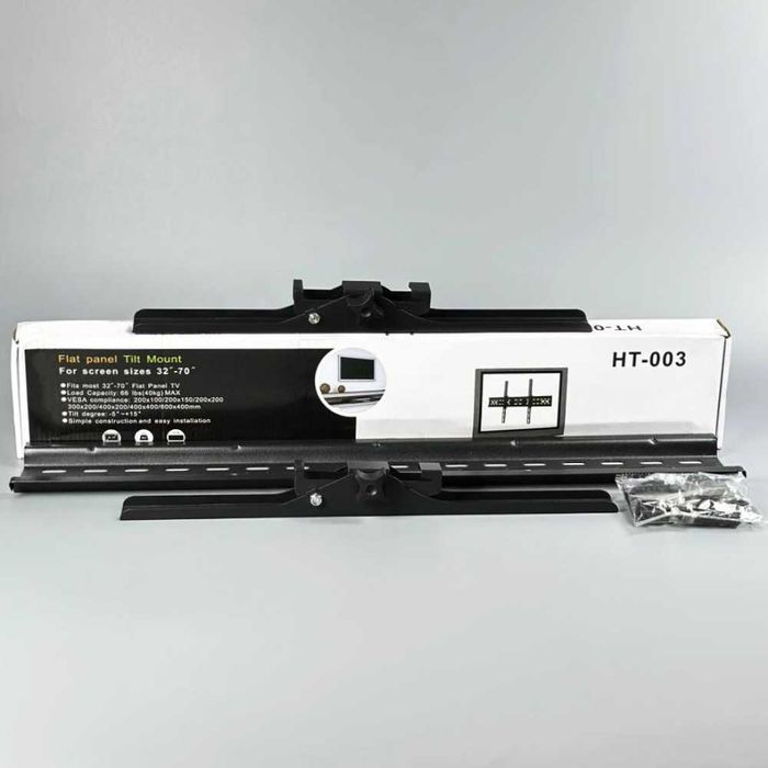 Настінне кріплення HT-003 до 40 кг, похилий кронштейн 32"-70"