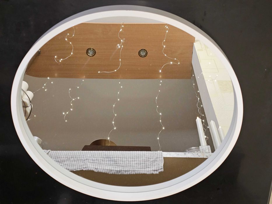 Дзеркало кругле Jysk 55см біле