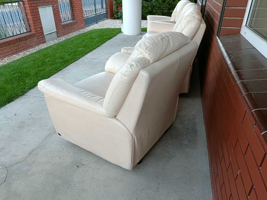 Sprzedam wypoczynek ze skóry -Skóra -skórzany –skórzana -skórzane