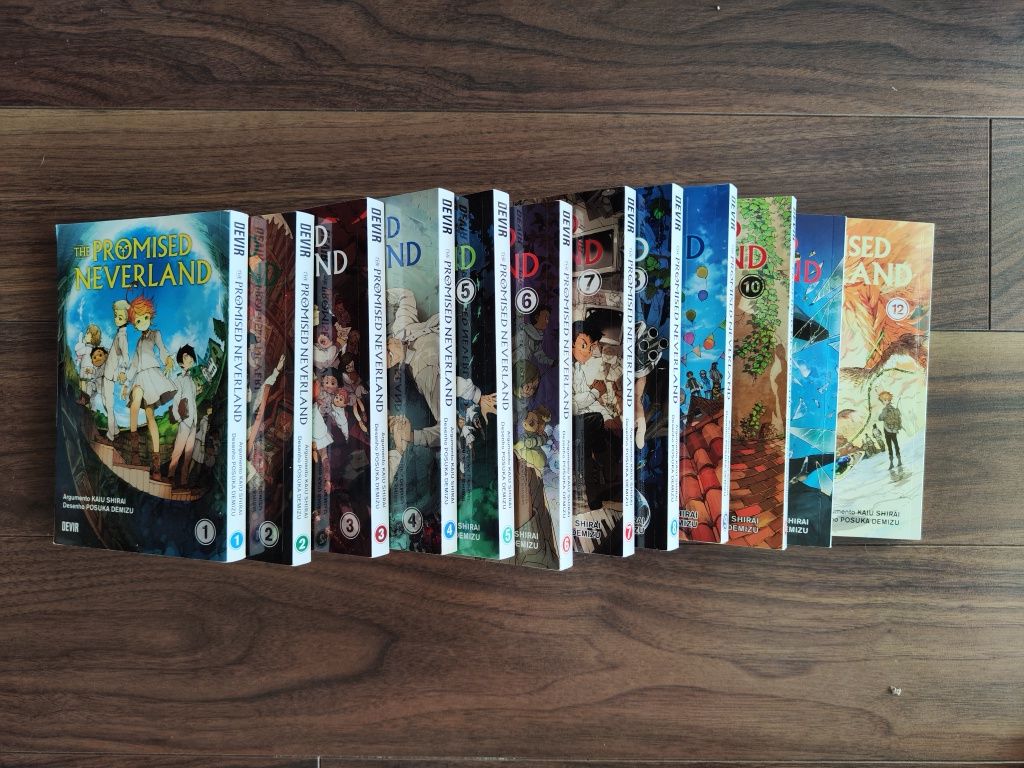 Manga The Promised Neverland 1-12 (Português)