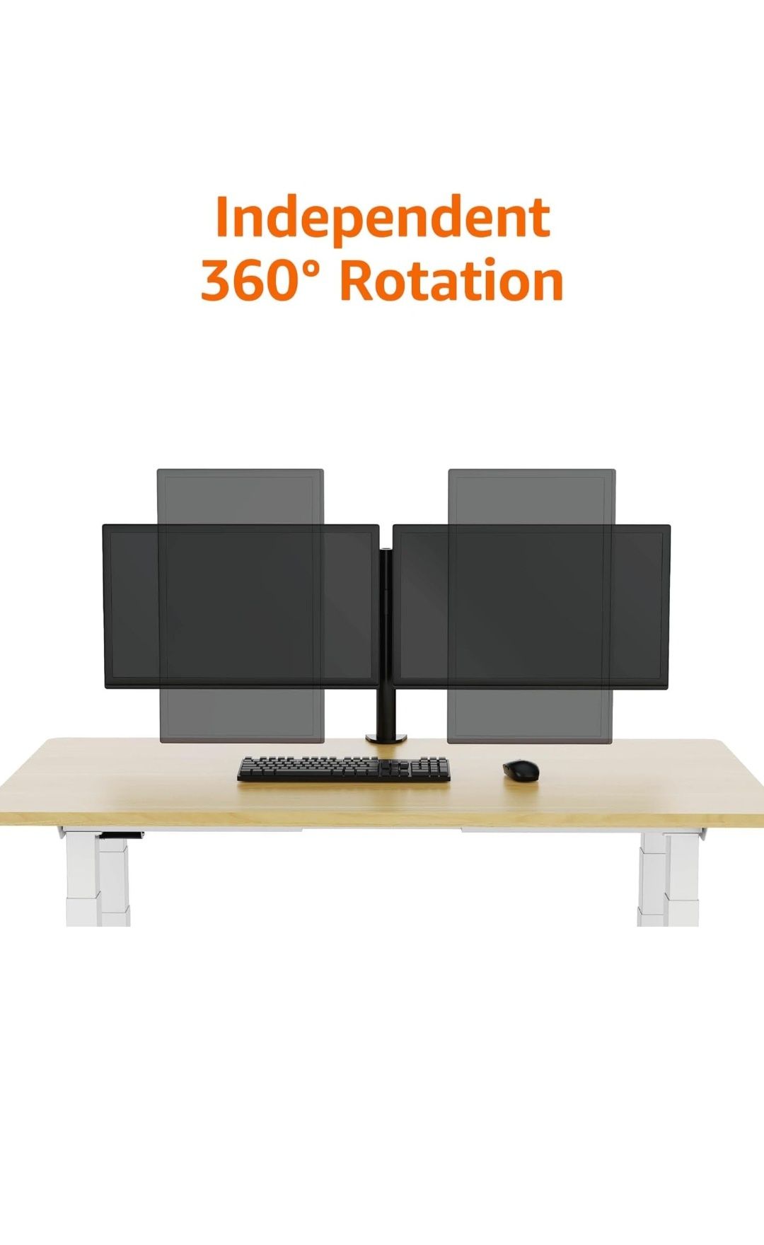 Suporte 2 monitores de 13 a 32