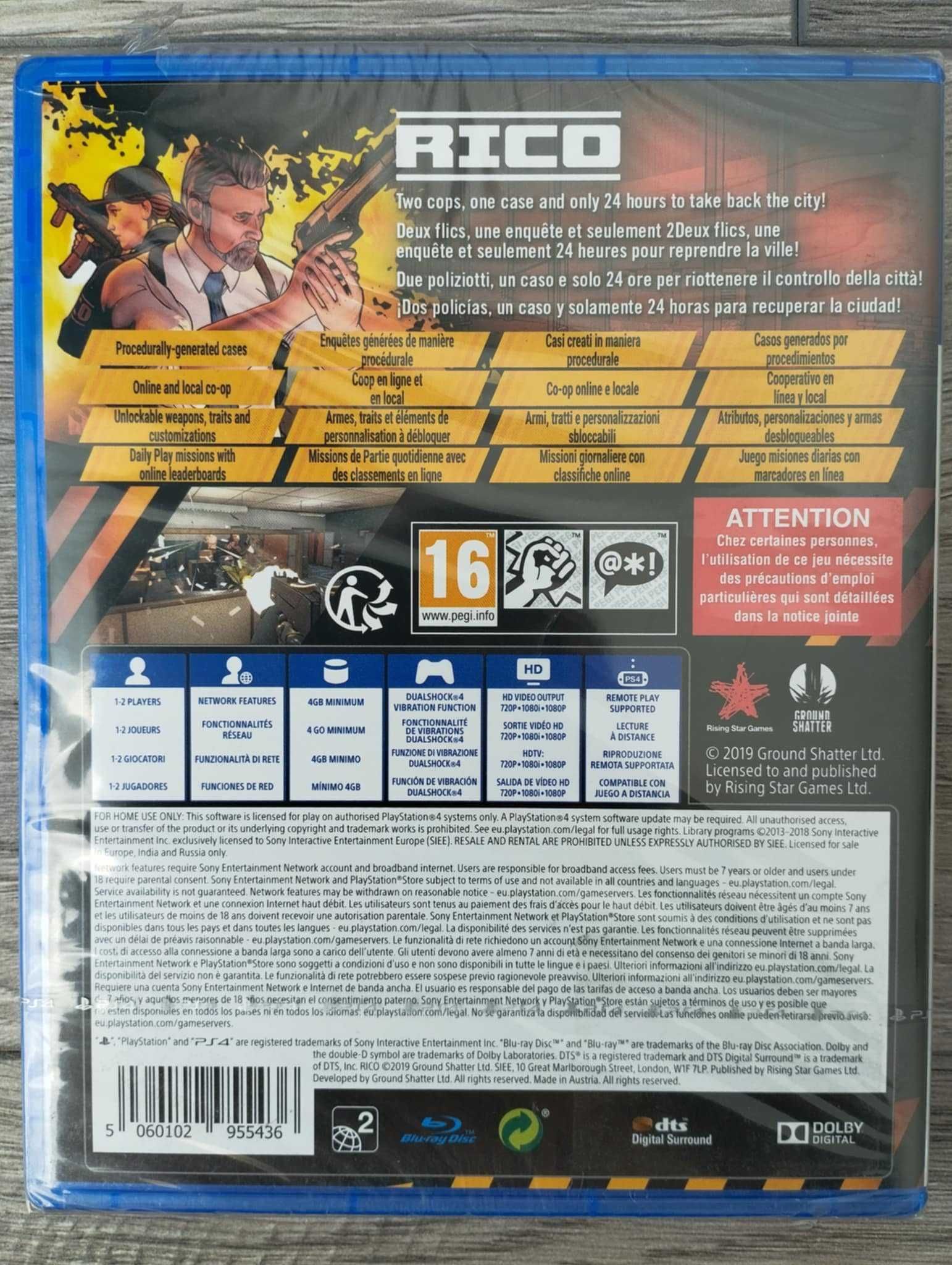 Nowa Gra Rico PS4/PS5 Playstation