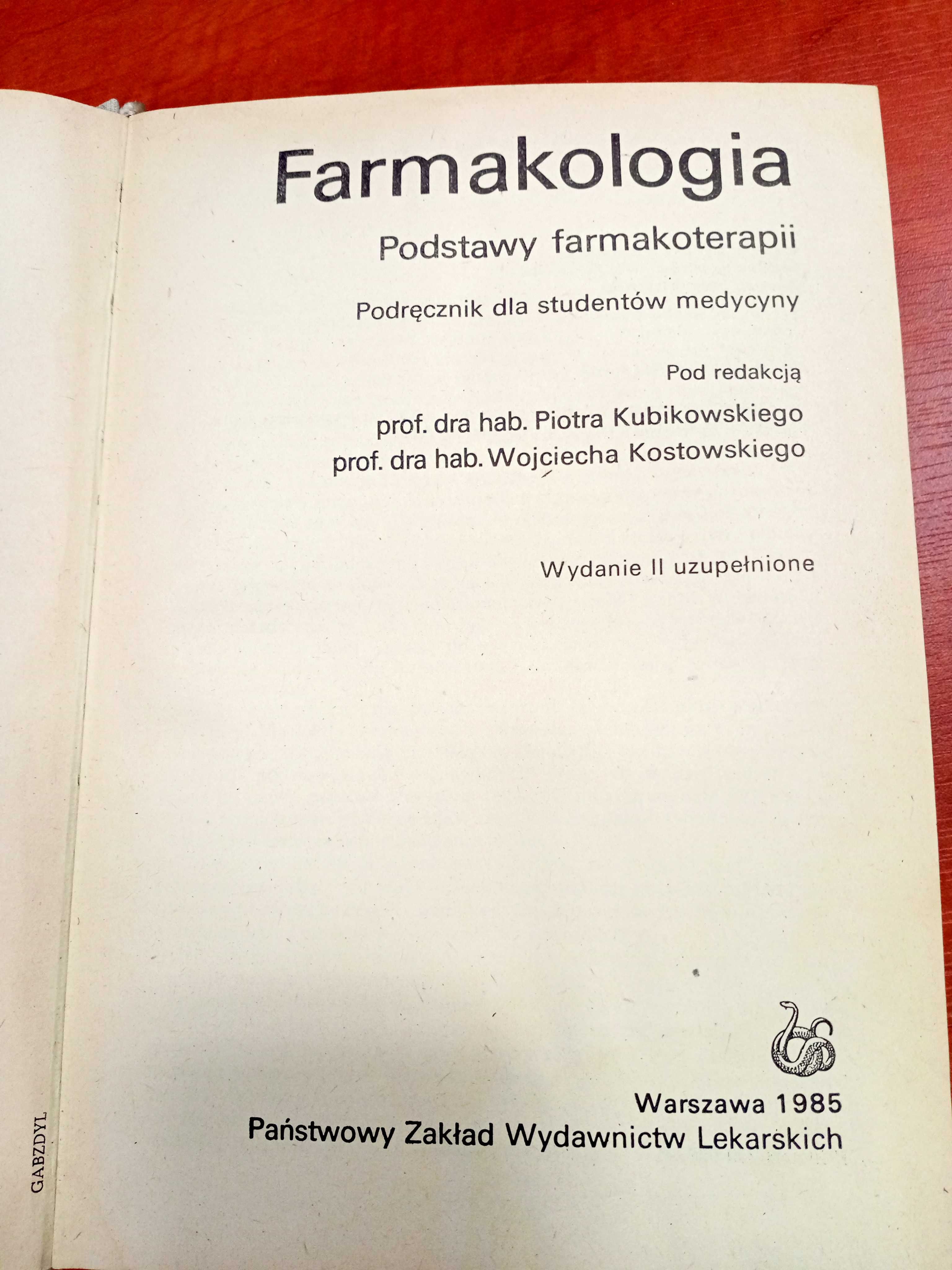 Farmakologia Piotr Kubikowski