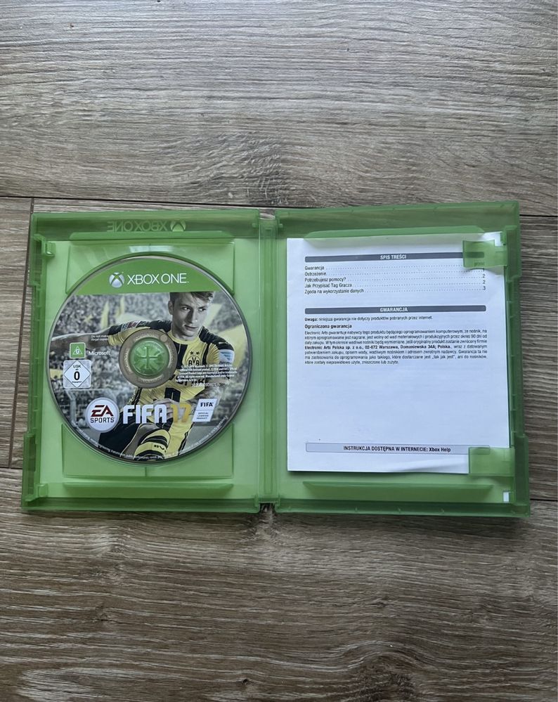 Gra FIFA 17 PL Xbox One S X Xbox Series X