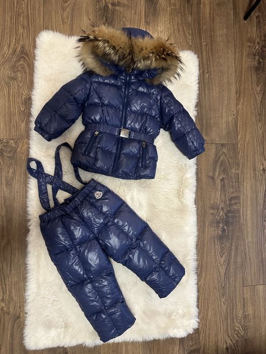 Moncler kombinezon kurtka spodnie komplet puchowy