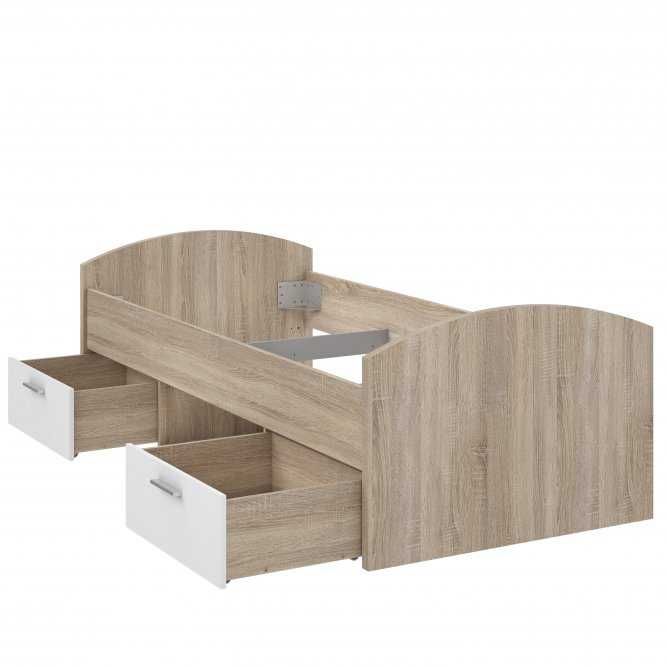 Winnie WNL09 Forte Łóżko 90x200 + Materac Kokos H3/H4