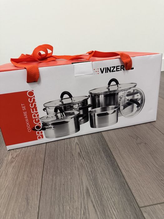 Набір посуду Vinzer з нержавіючої сталі