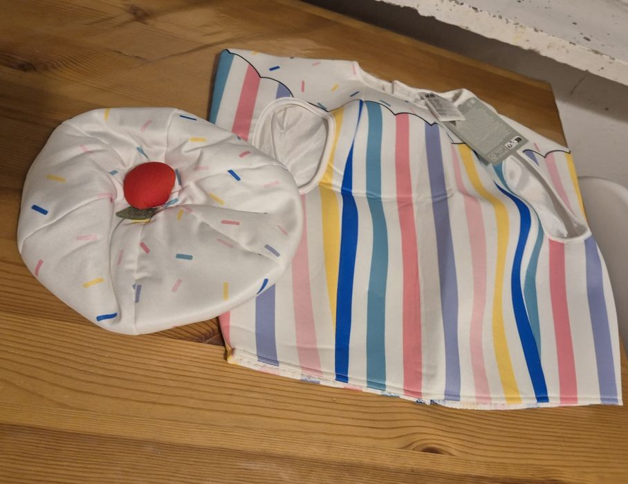 Strój przebranie babeczka ciastko lody