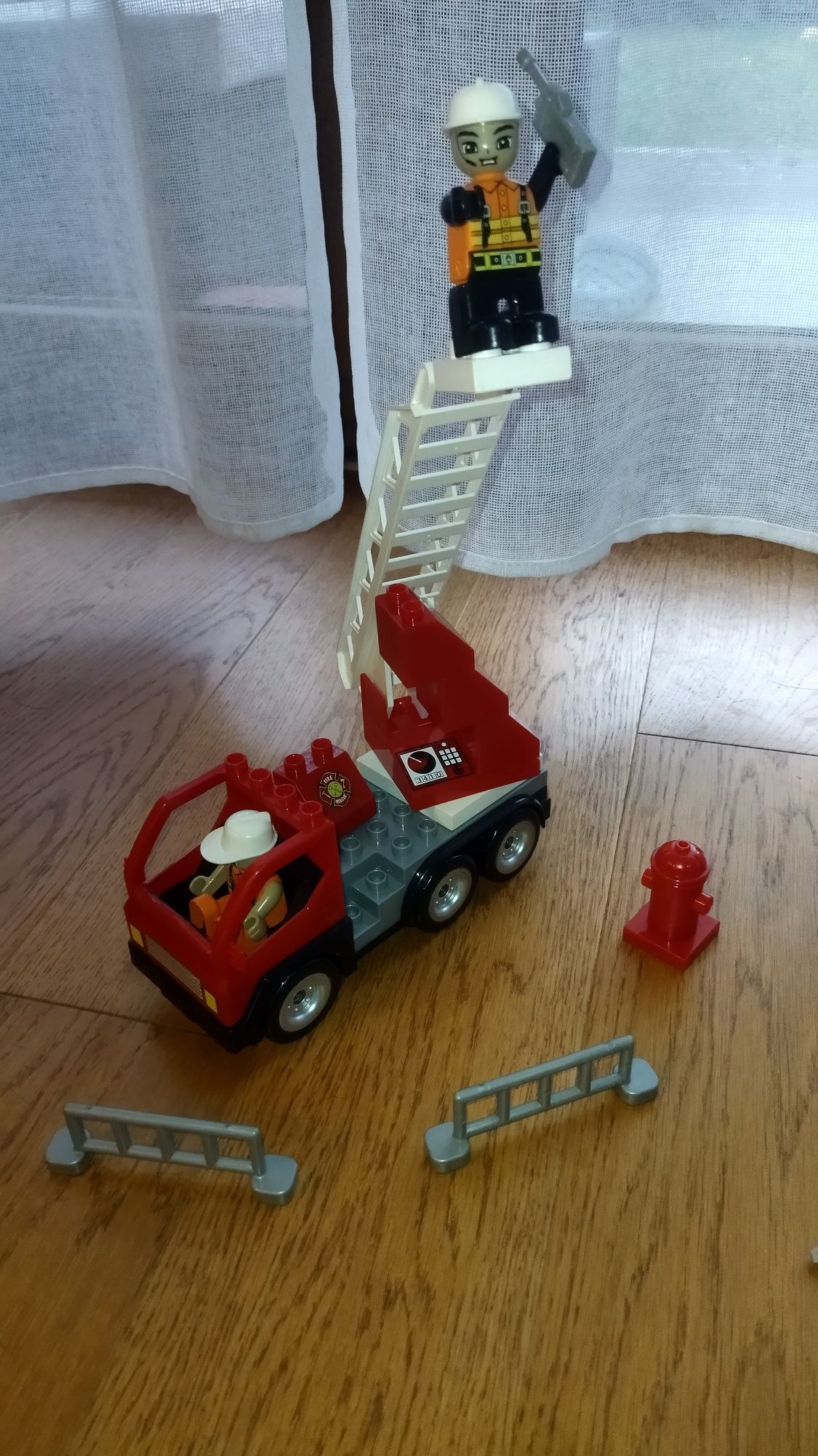 Klocki kompatybilne z Lego Duplo - straż pożarna