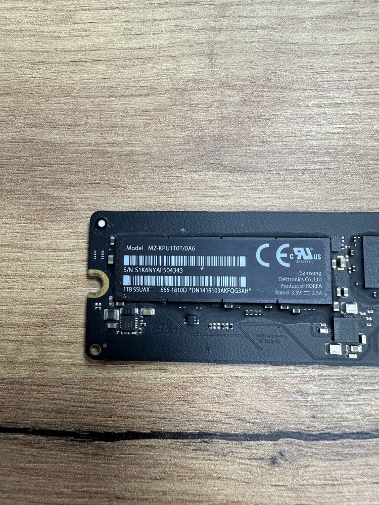 Гарантія! Apple SSD 1TB(1000GB) Оригінал MacBook Pro, Air, iMac