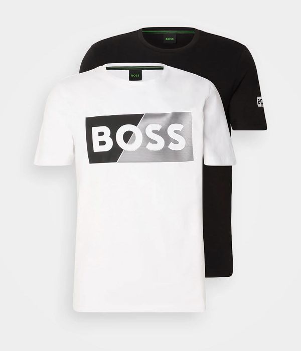 Чоловічі оригінальні футболки Hugo Boss 2 шт з логотипом оригінал