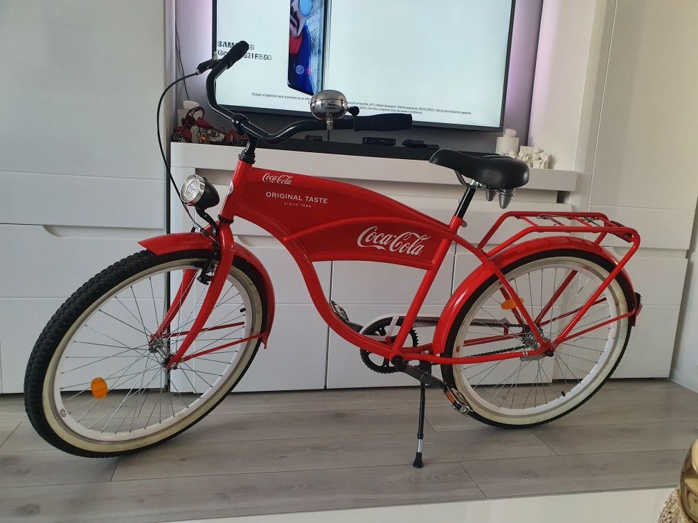 Rower retro coca cola jak nowy