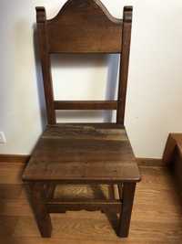 Cadeiras em madeira maciça valor para 5 unidades