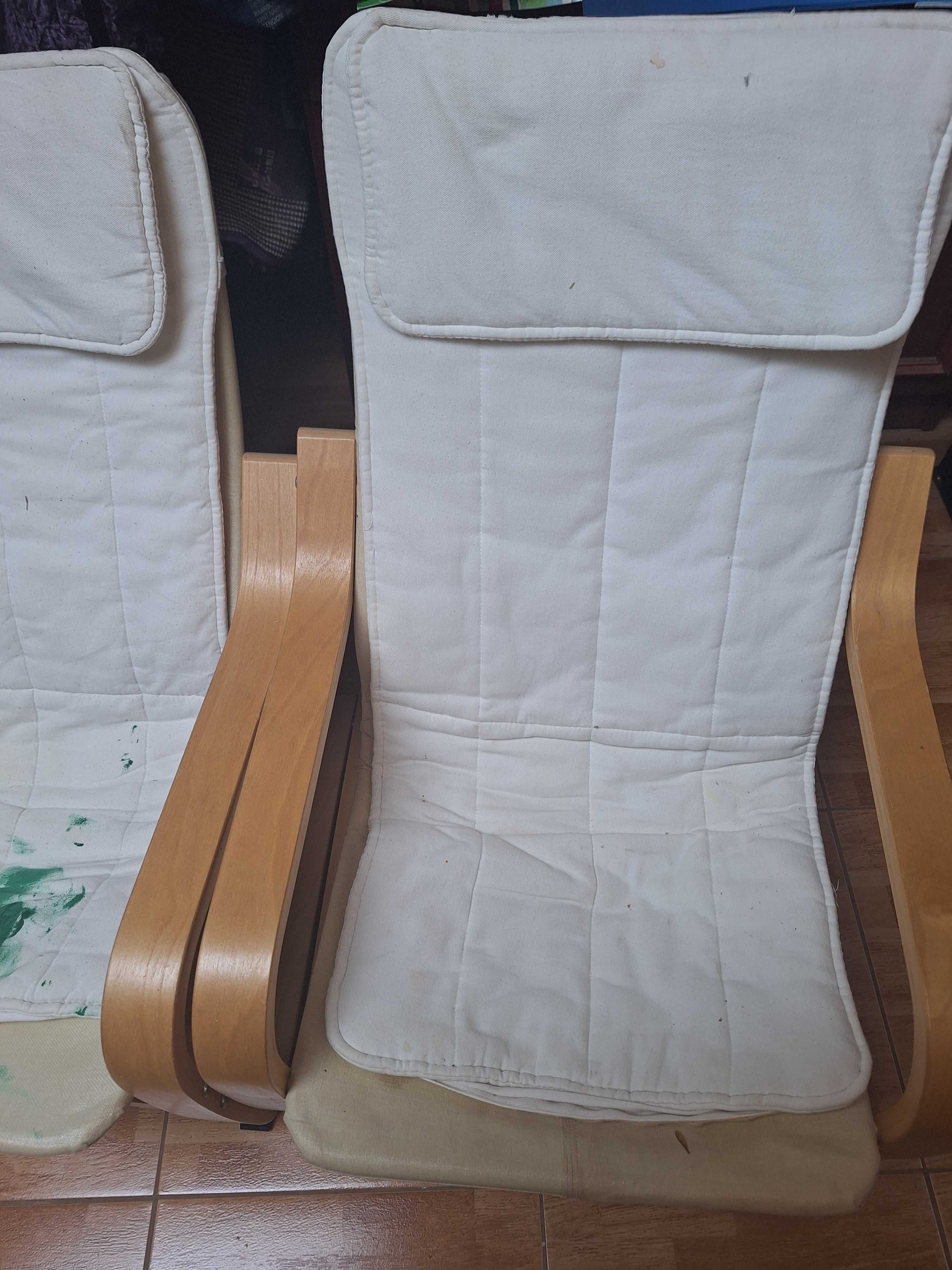 2 fotelw poang ikea dzieciece