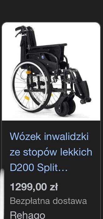 Wózek inwalidzki