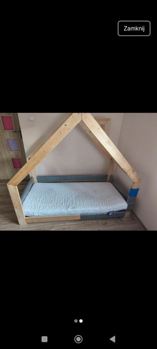 Łóżko dziecięce domek