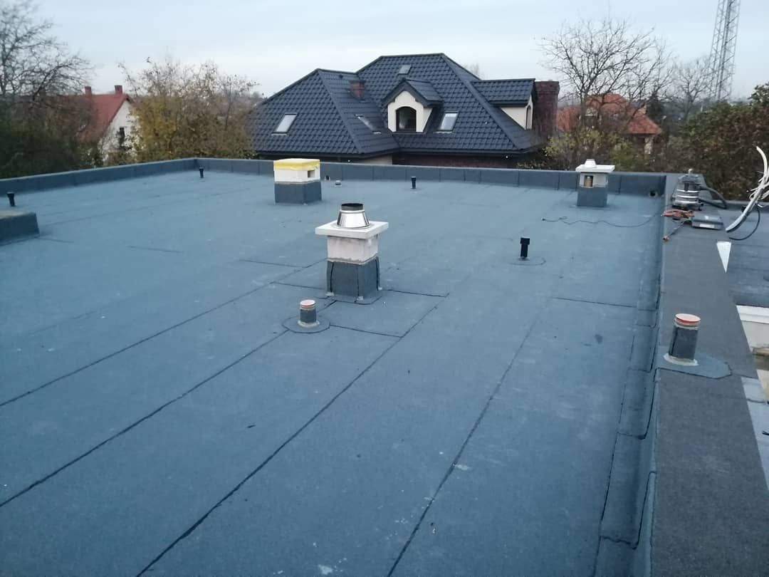 DACH PŁASKI PAPA Dachy płaskie tarasy izolacje z papy DACH PŁASKI
