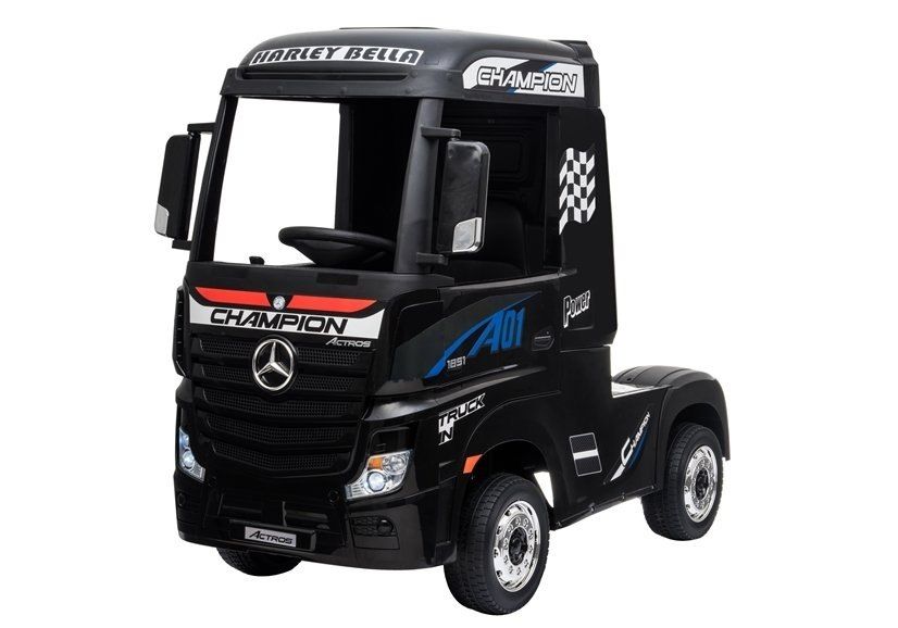 Auto na Akumulator Mercedes Actros 4x4 Czarny