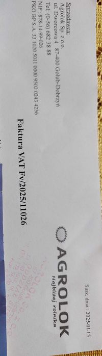 Sprzedam  przenżyto Tadeusza i jęczmień