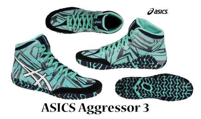 Борцовки, боксерки ASICS Aggressor 3 Оригинал Асикс обувь борьба, бокс