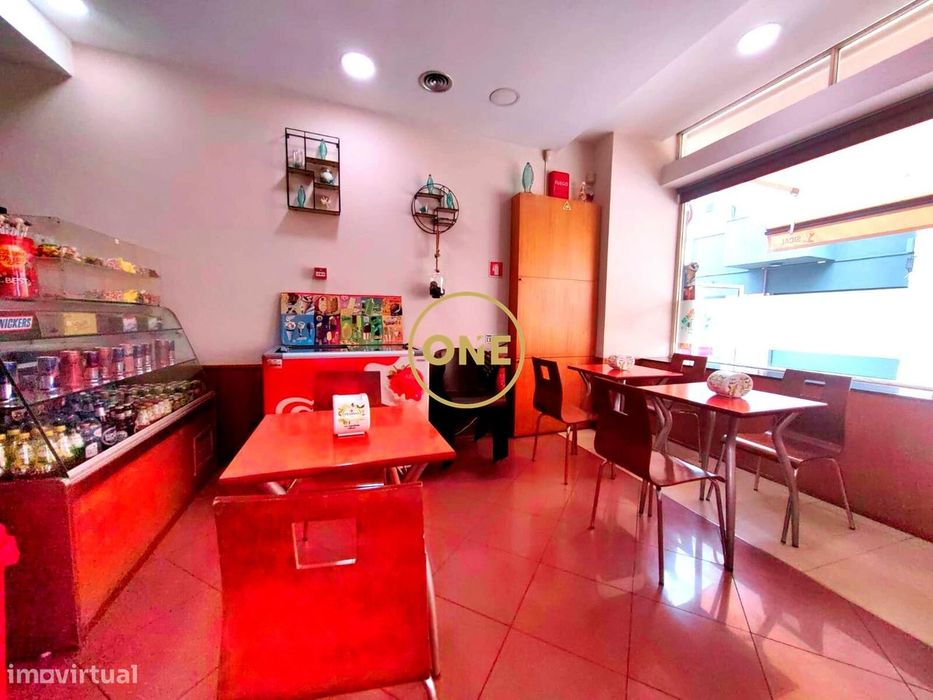 Trespasse de Café no centro da Póvoa de Varzim