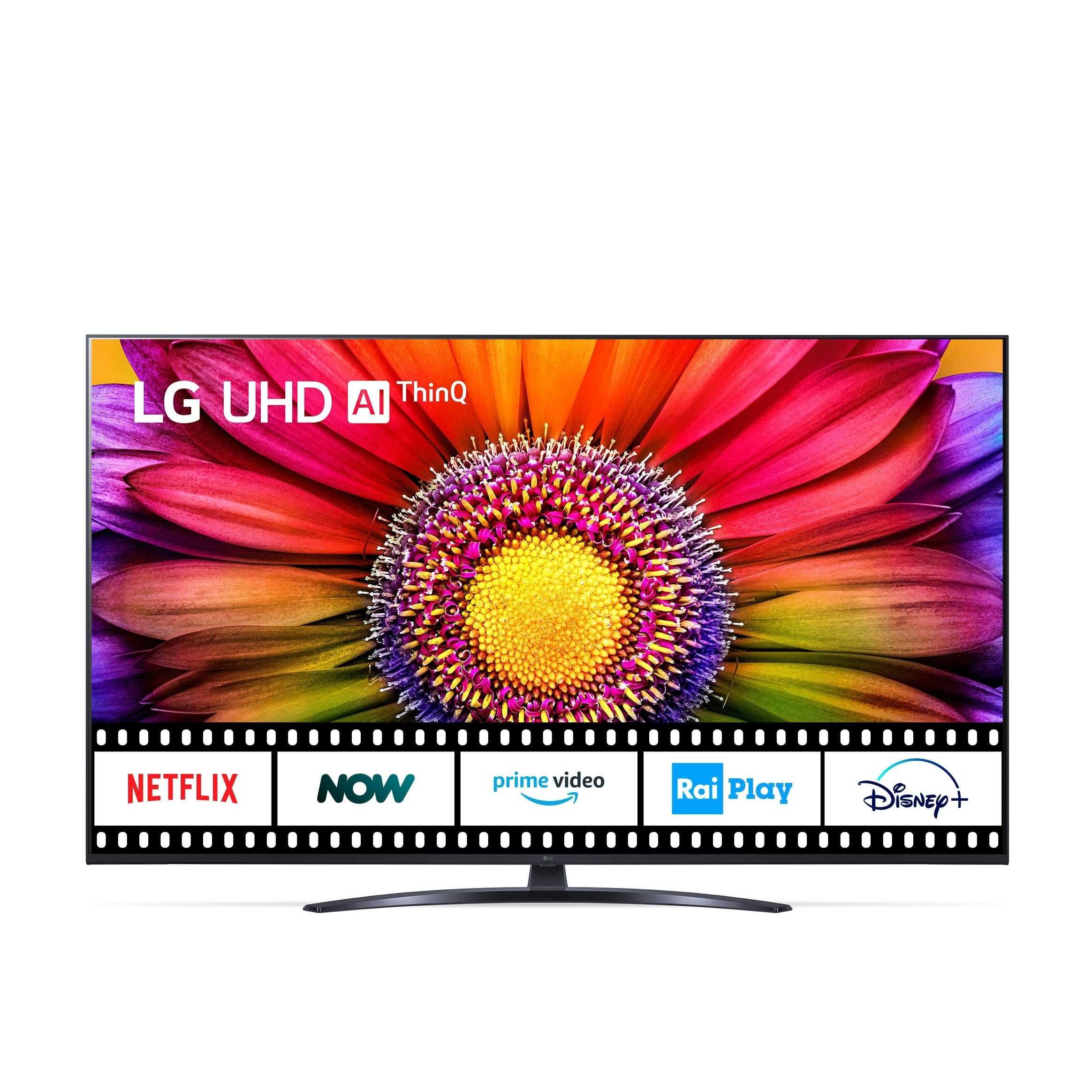 TV LG 55UR81006LJ Smart TV, 4K/Ultra, Wi-Fi, WebOS, HDR10, nowy/gwaran