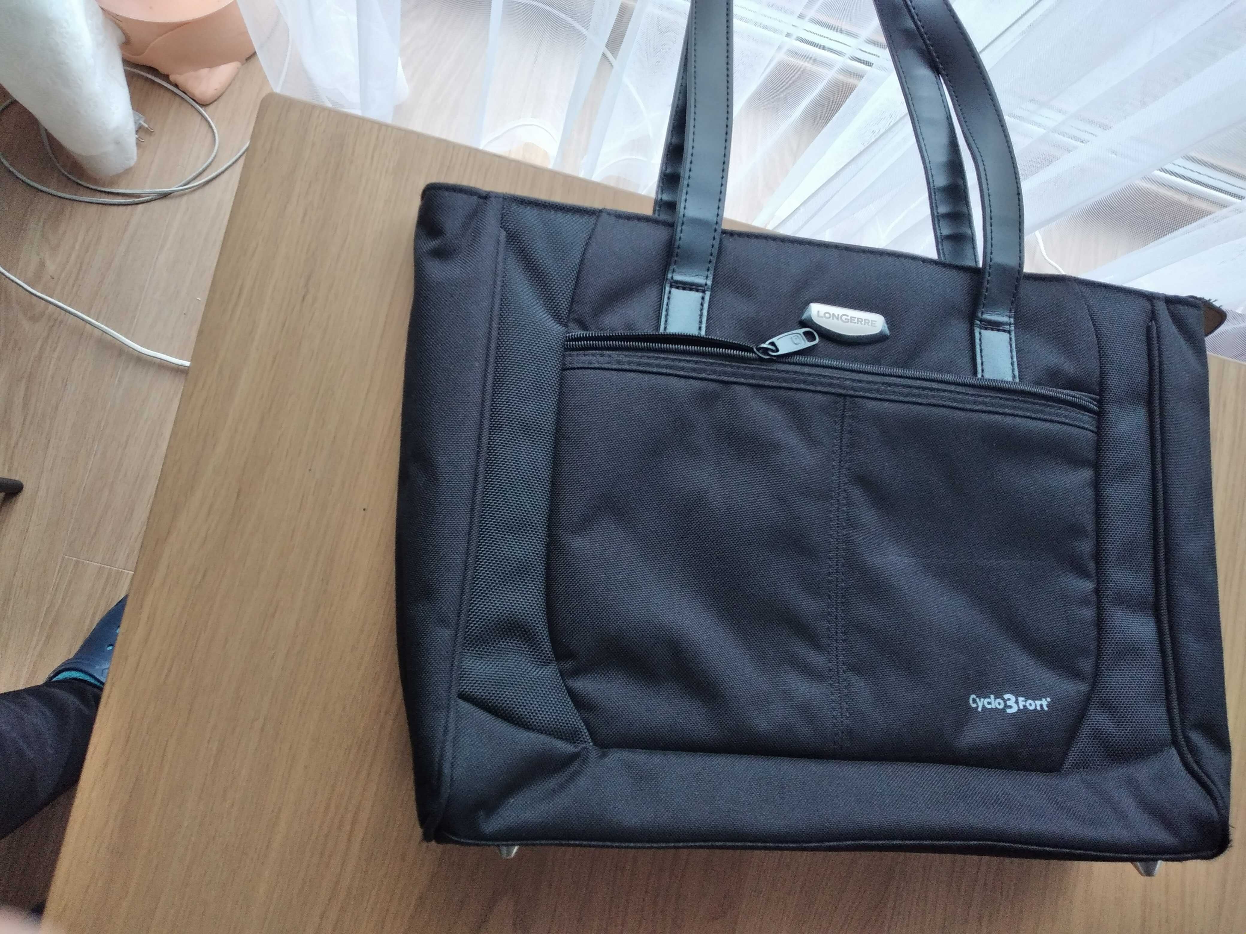 Super fajna NOWA elegancka torba na laptopa firmy LONGEERE