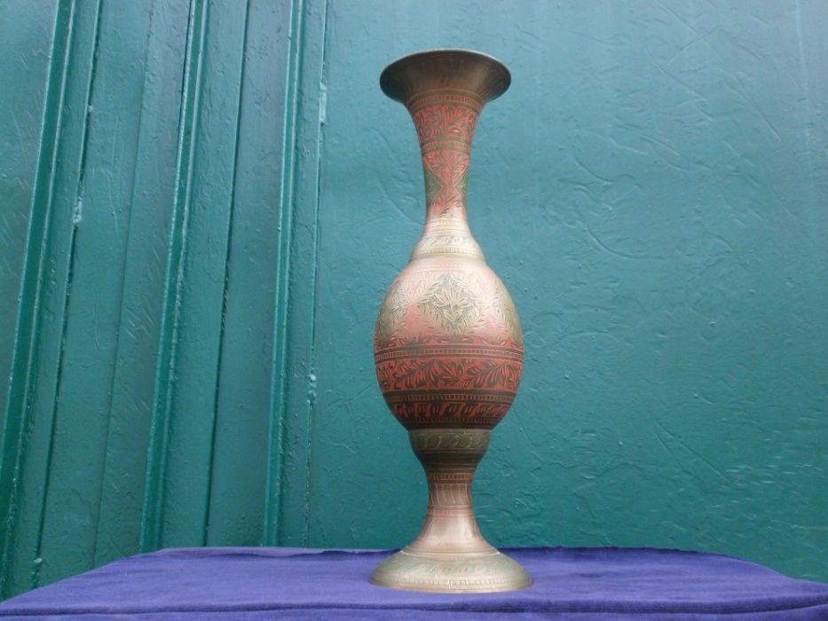 продажа  вазу амфору бронза  медь латунь большая   высота 39 см