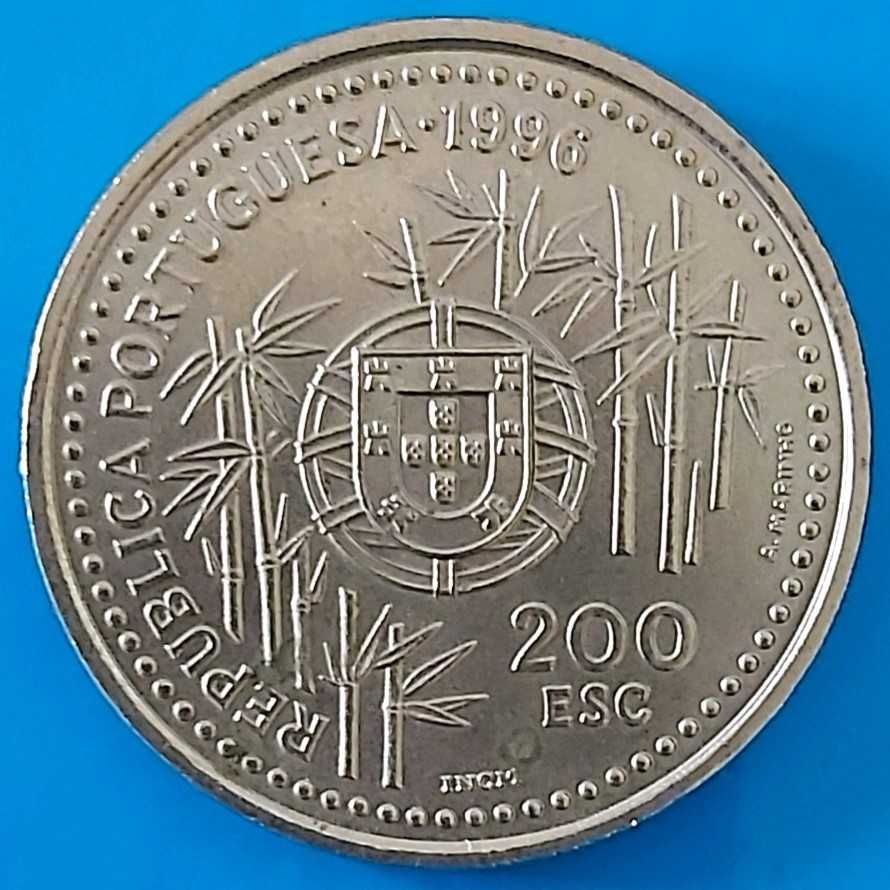 200$00 de 1996, da VII  dos Descobrimentos, China