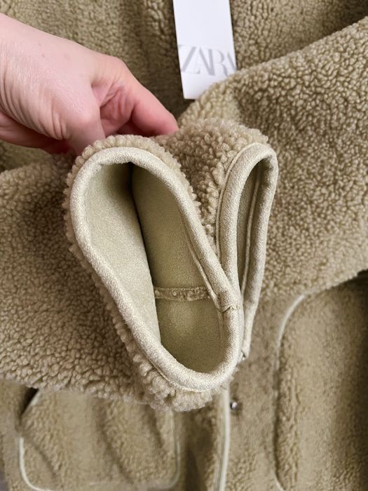 Нова куртка тедді, коротка шубка ZARA р. М/L