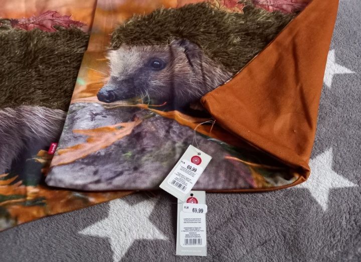 NOWE 2x poszewka herrison home & you home&you jeż jeżyk jesień las