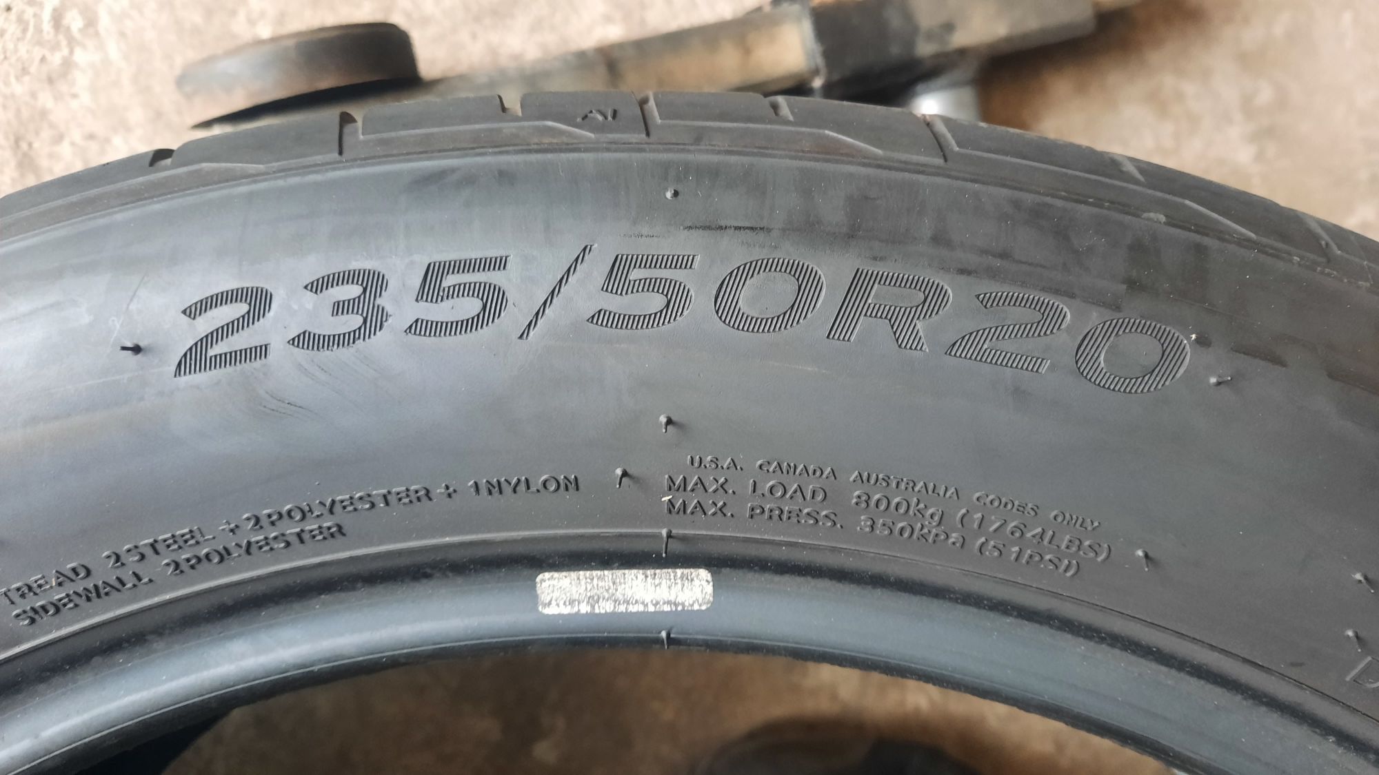 Hankook 2x 255/45 R20 2x 235/50 R20 EV Electric