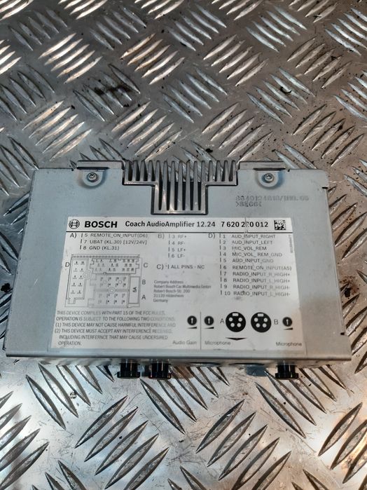 Jednostka Sterująca Wzmacniacz Bosch Audio Amplifier 7620220012