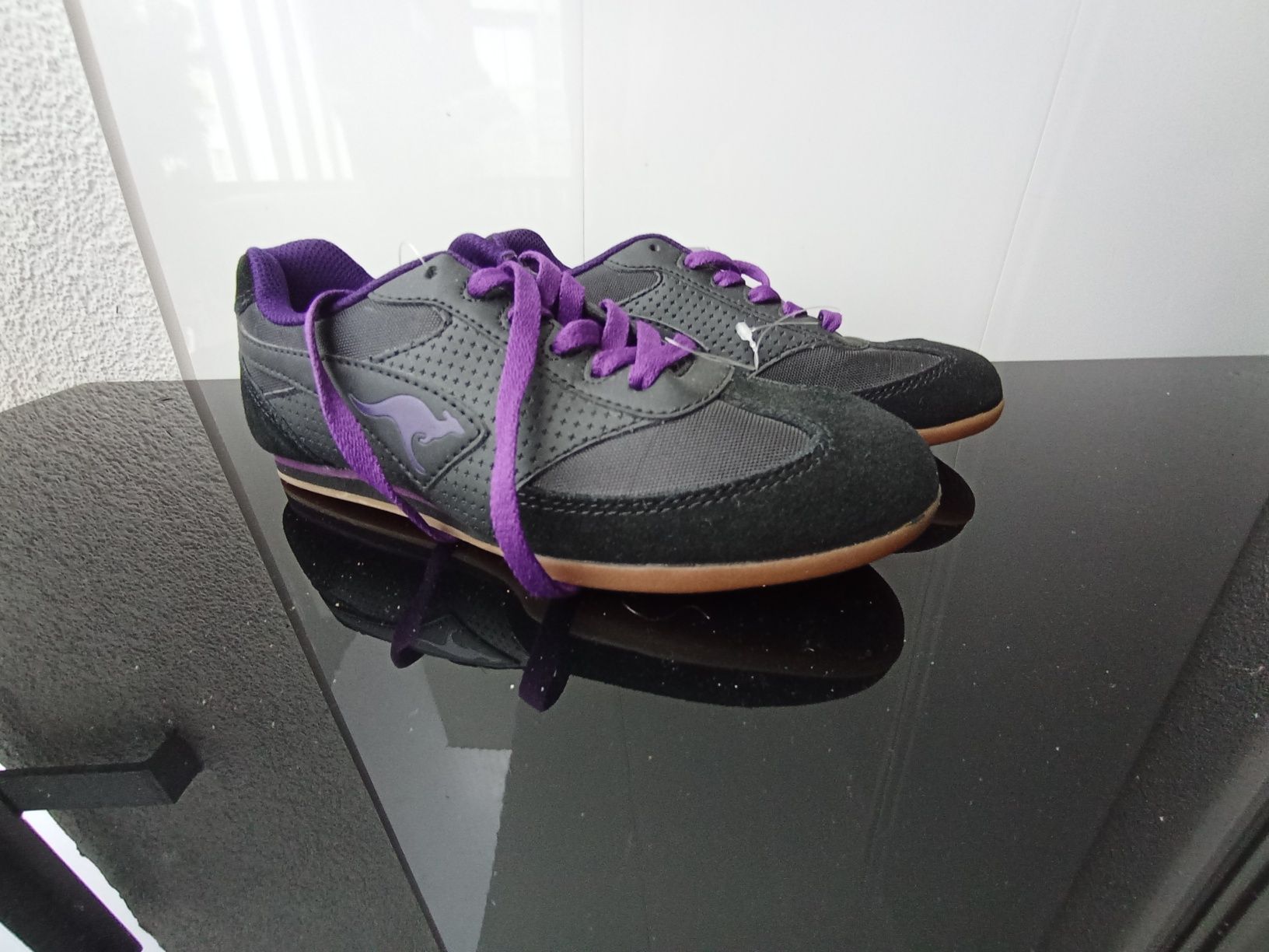 R. 36 Nowe buty sportowe Damskie Kangaroos Gazele Black czarne