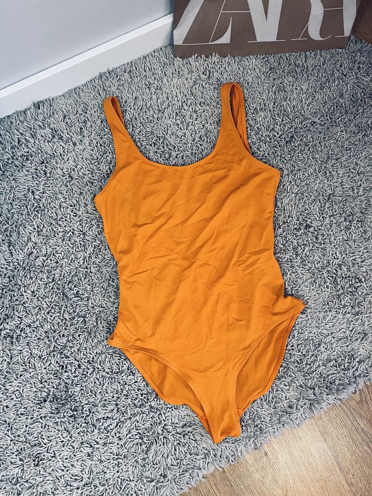 Pomaranczowe bikini rozm S stroj kapielowy jednoczesciowy
