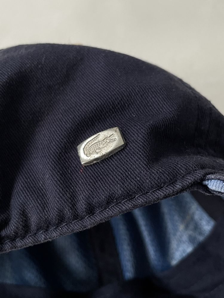 Lacoste Big Logo Vintage Cap кепка лакост панамка пятипанелька