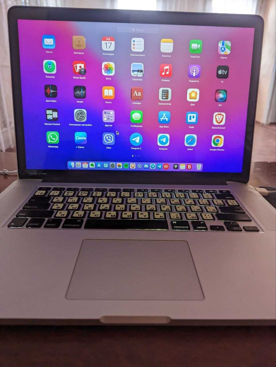 MacBook Pro 15" 2015 Core I7 16Gb apple макбук про