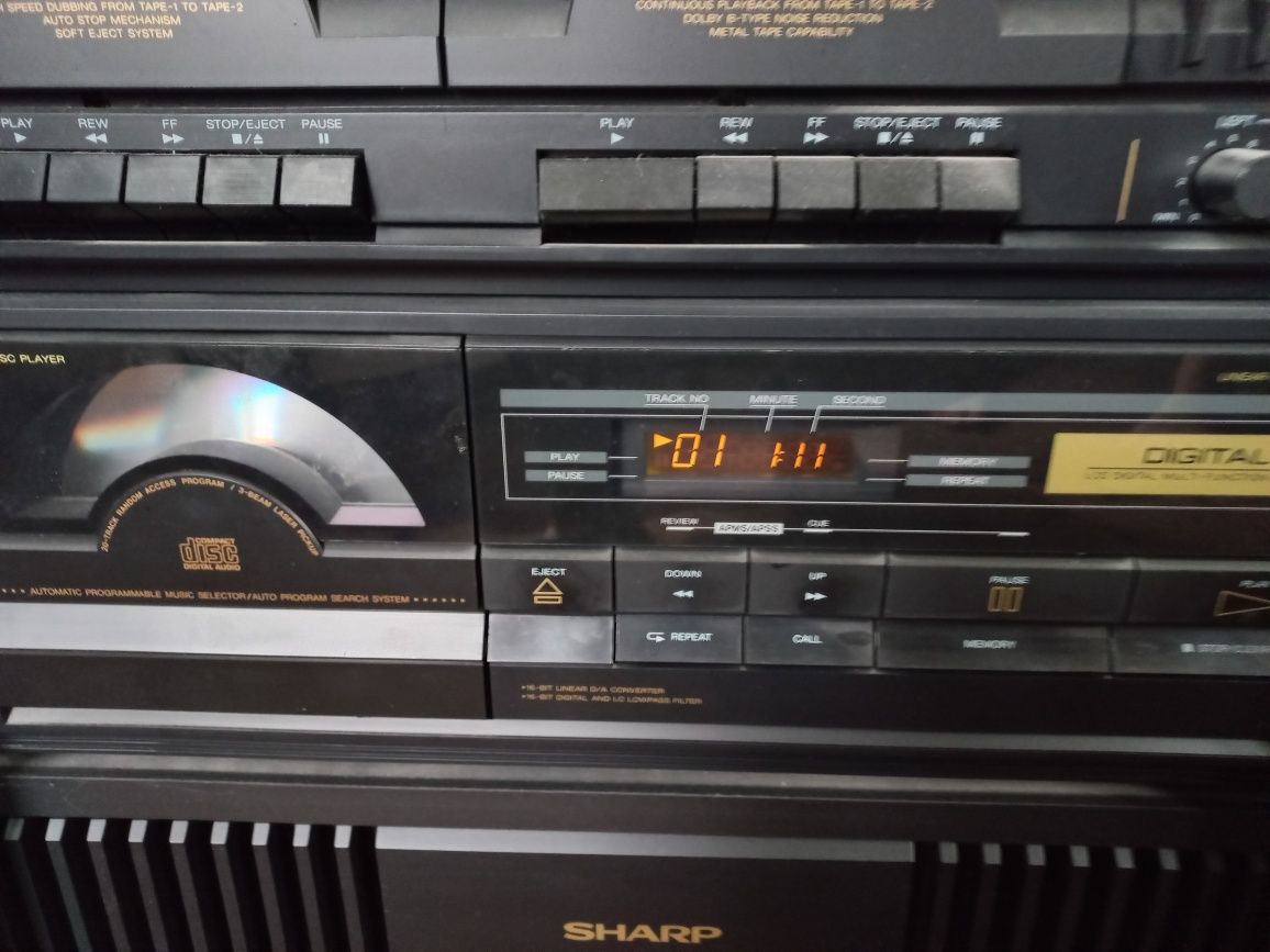Zestaw HI-FI Sharp  duży z głośnikami