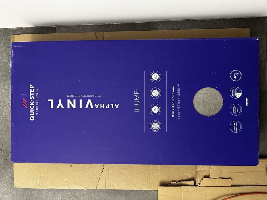 Panele winylowe Quick step Alpha Vinyl 40273 Beton Cloudy