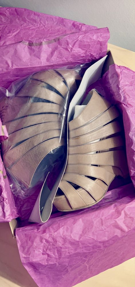Sandalias de cunha Ash