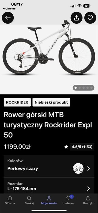 Rower MTB rozm L