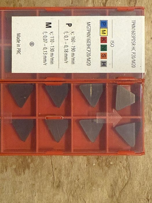 Plytki to frezowania i toczenia