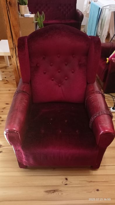 Wersalka z pojemnikiem plus 2 fotele