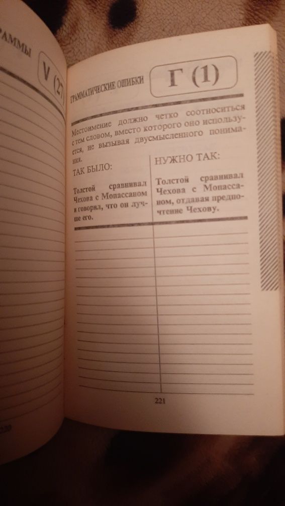 Справочник для работы над ошибками по русскому языку(5-11 класс)