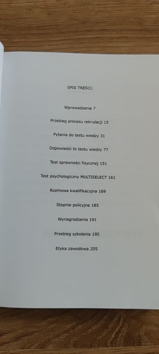 Książka Testy do policji