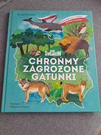 Książka Gang Swojaków chrońmy zagrożone gatunki.