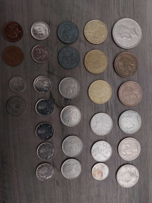Lote Moedas Estrangeiras - Bélgica