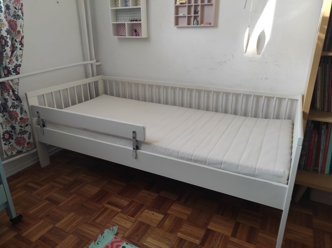 Łóżko Ikea sultan lade 165x76,5 + materac+ szuflada gratis