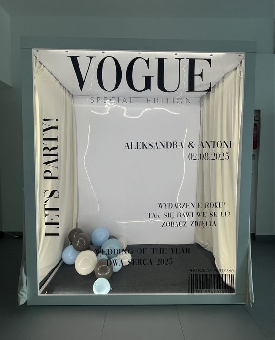 Fotobox Vogue - najmodniejsza atrakcja na Twój event!